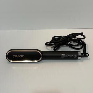 7MAGIC Hair Straightening Brush Model 7M610 Adjustable Temp Tested